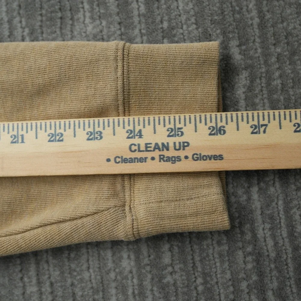 Polo Ralph Lauren Sweatshirt Men Dune Tan Quarter Zip Pullover Estate Rib‎ 2XL
